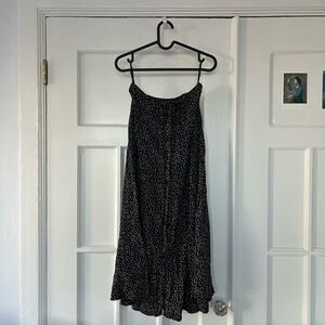 Black and White Maxi Skirt